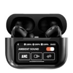 Black A9 Pro ANC AirPods with Screen | Bluetooth 5.4 - Image 2