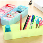1 Pcs 5 Grid Multipurpose Divider Storage Box | Random Colors - Image 4