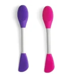 Double-Ended Silicone Face Mask & Cleansing Brush | Soft, Reusable Skin Care Applicator Tool (Pack of 2) - Image 7