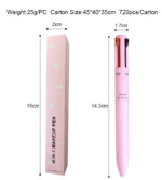 4-in-1 Makeup Pen: Waterproof Eyeliner, Brow Pencil, Highlighter & Shadow Stick - Image 3