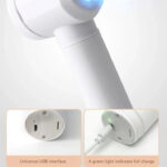 5 in1 Rechargeable Magic Brush | Car Waxing Handheld Scrubber | 360 Degree Rotate with 3 Replaceable Multipurpose Brush | Heads Kitchen Dishwashing Sponge Electric Cleaning BrushLow - Image 3