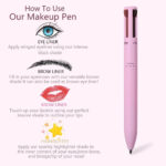 4-in-1 Makeup Pen: Waterproof Eyeliner, Brow Pencil, Highlighter & Shadow Stick - Image 2