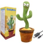 Rechargeable Dancing Cactus Toy with Hat | Interactive Singing & Talking Plush for Toddlers and Kids - Image 7
