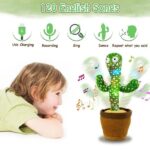 Rechargeable Dancing Cactus Toy with Hat | Interactive Singing & Talking Plush for Toddlers and Kids - Image 5