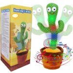 Rechargeable Dancing Cactus Toy with Hat | Interactive Singing & Talking Plush for Toddlers and Kids - Image 2